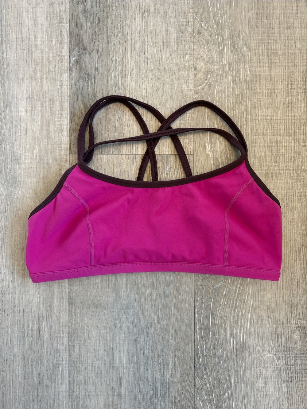 Outdoor Research Vantage Strappy Low-Impact Sports Bra Fuchsia Pink L